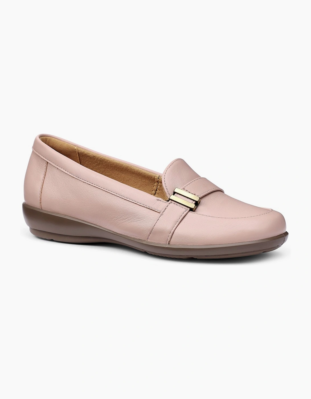 Hotter Women's Tan Clay Loafers - Size: 9