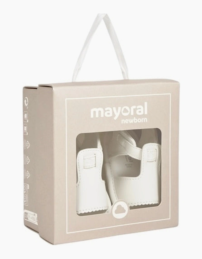 Boys White Pre Walker Sandals