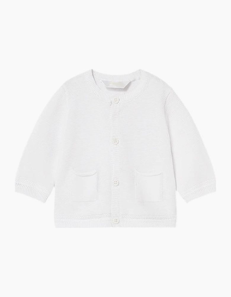 White Knit Cardigan