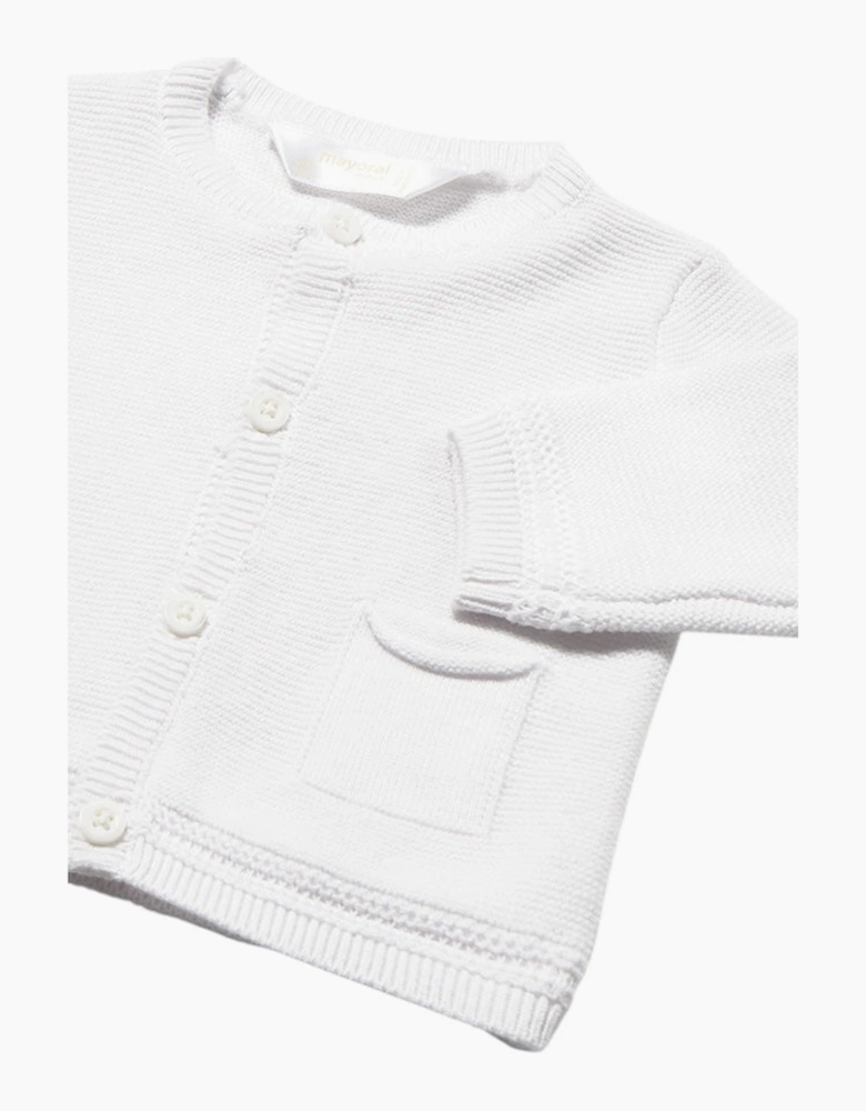 White Knit Cardigan
