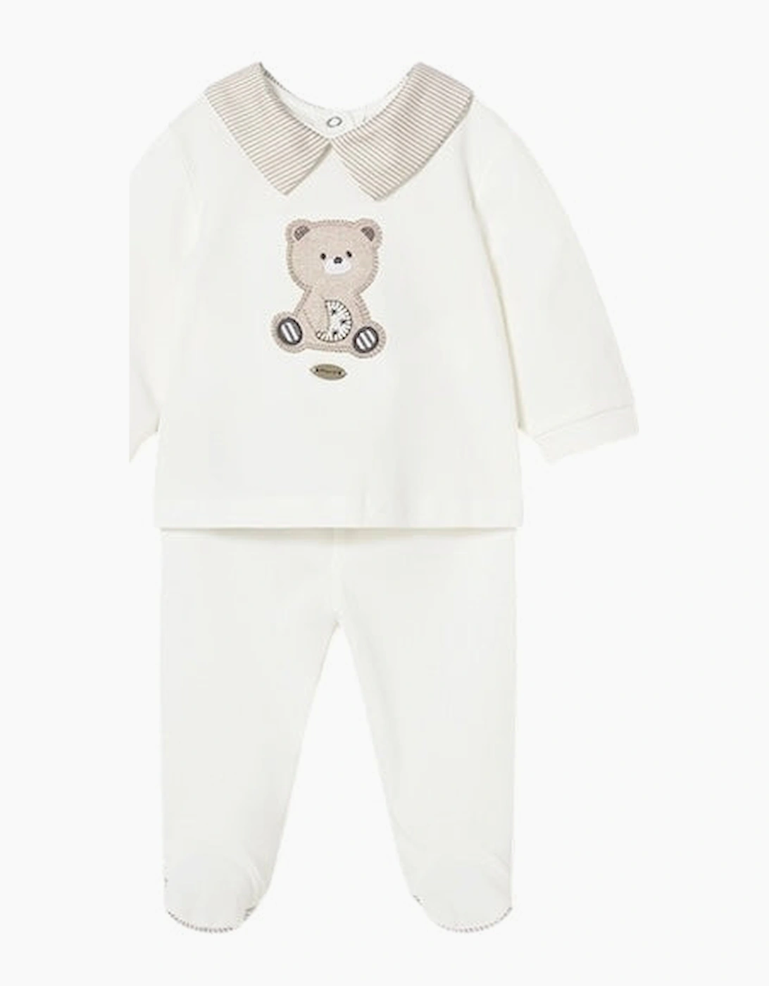 Boys Neutral Teddy Bear Pant Set, 4 of 3