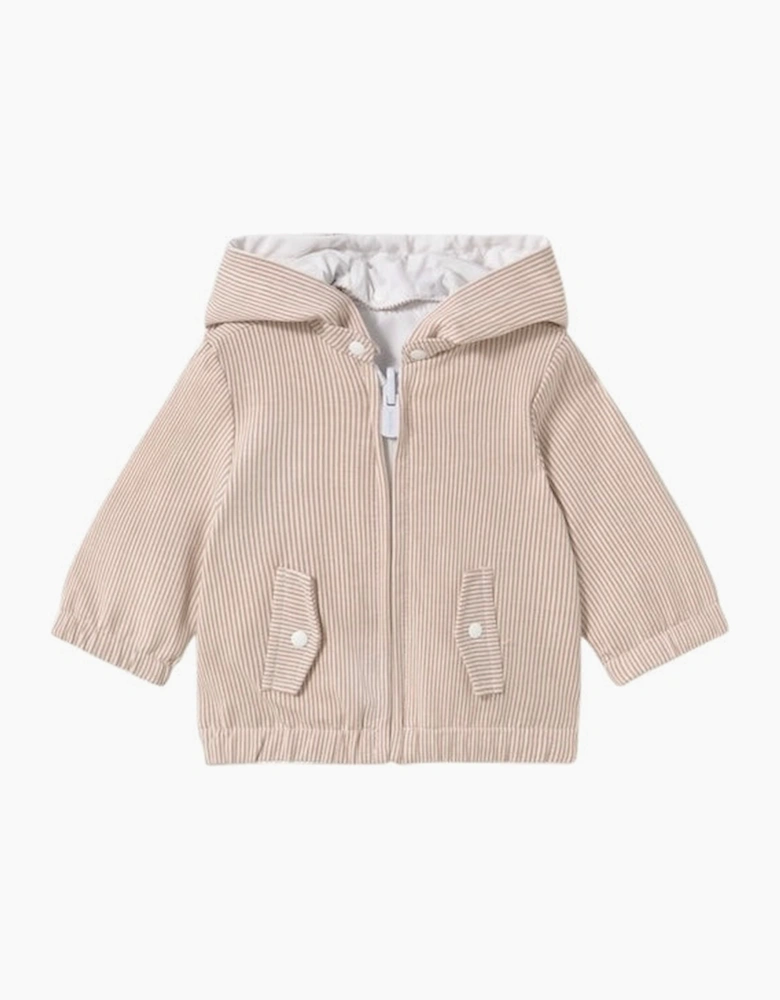 Boys White Reversible Windbreaker Jacket