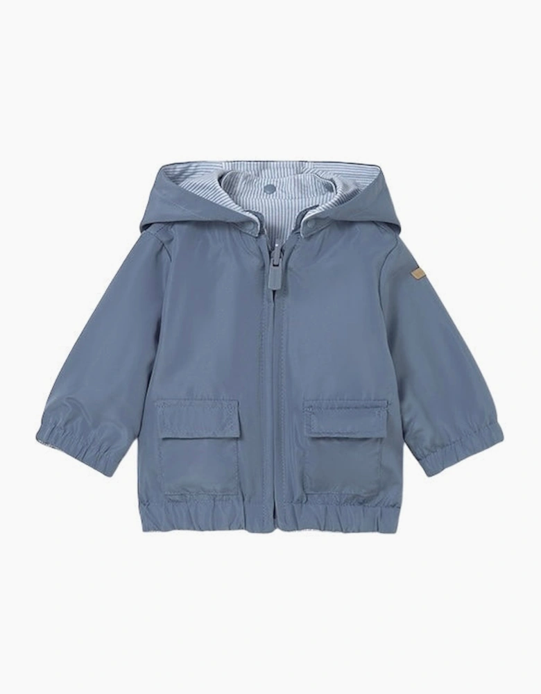 Boys Blue Reversible Windbreaker Jacket