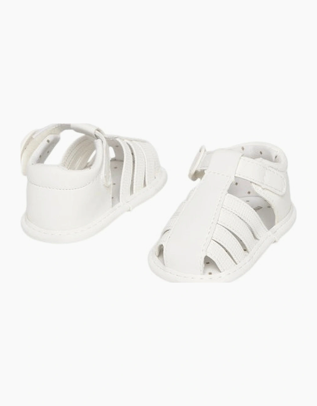 Boys White Pre Walker Sandals