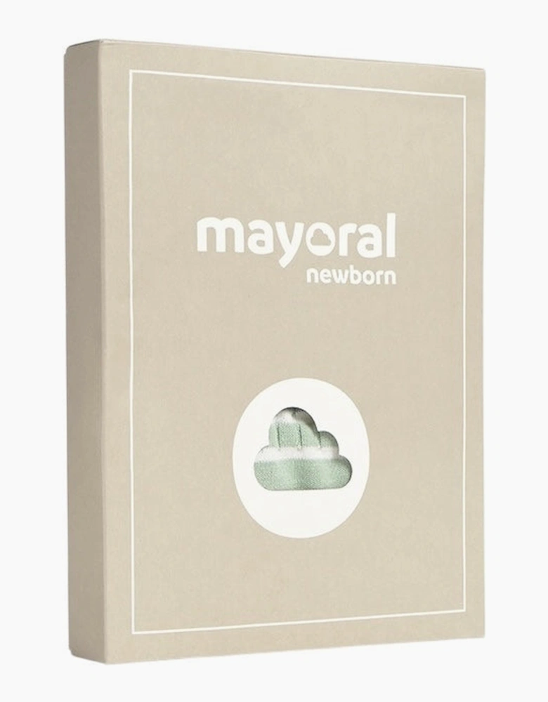 Boys Sage Green Knit Romper Set