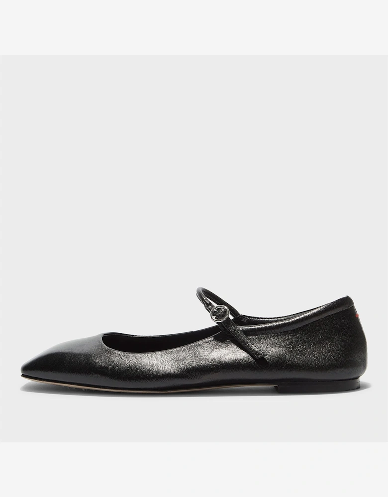Leather Mary Jane Flats