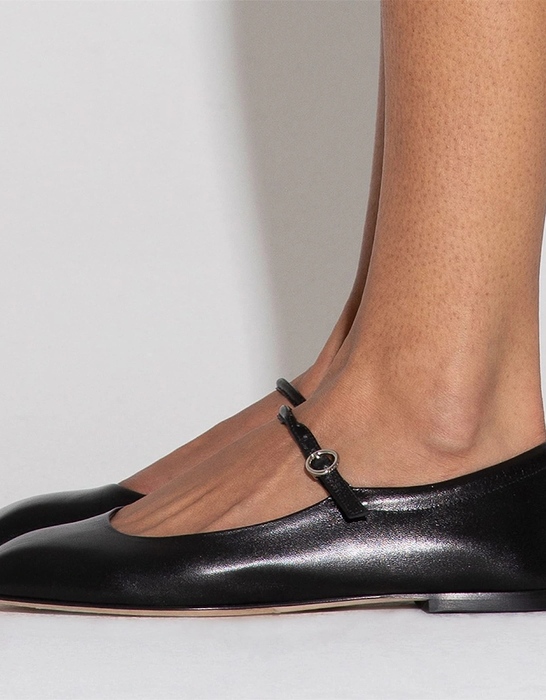 Leather Mary Jane Flats
