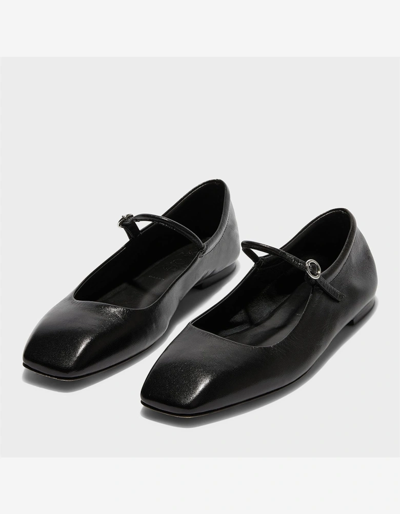 Leather Mary Jane Flats