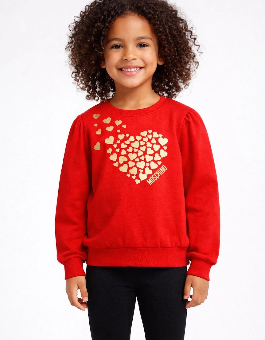 Girls Heart Sweatshirt, 3 of 2
