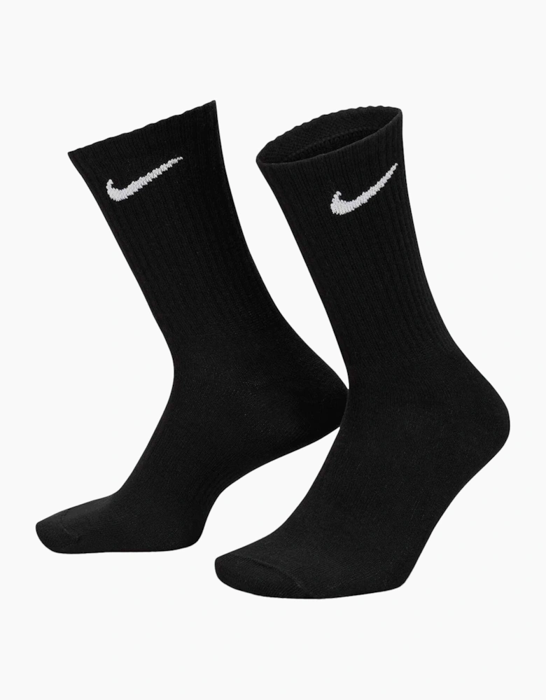 Unisex Adult Lightweight Everyday Crew Socks (Pack of 3)