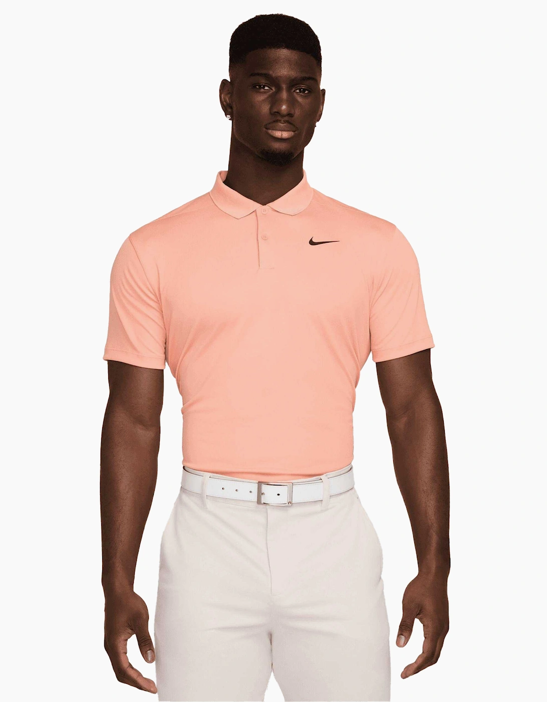 Men's Nike Mens Victory Solid Polo Shirt - Orange - Size: S