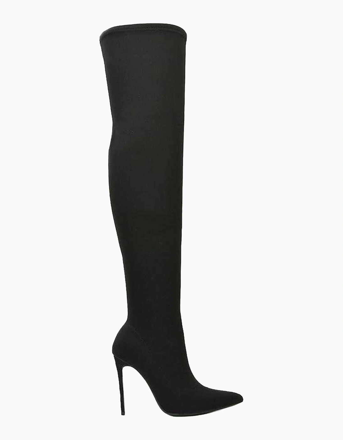 Womens/Ladies Piper Zip High Heel Thigh-High Boots