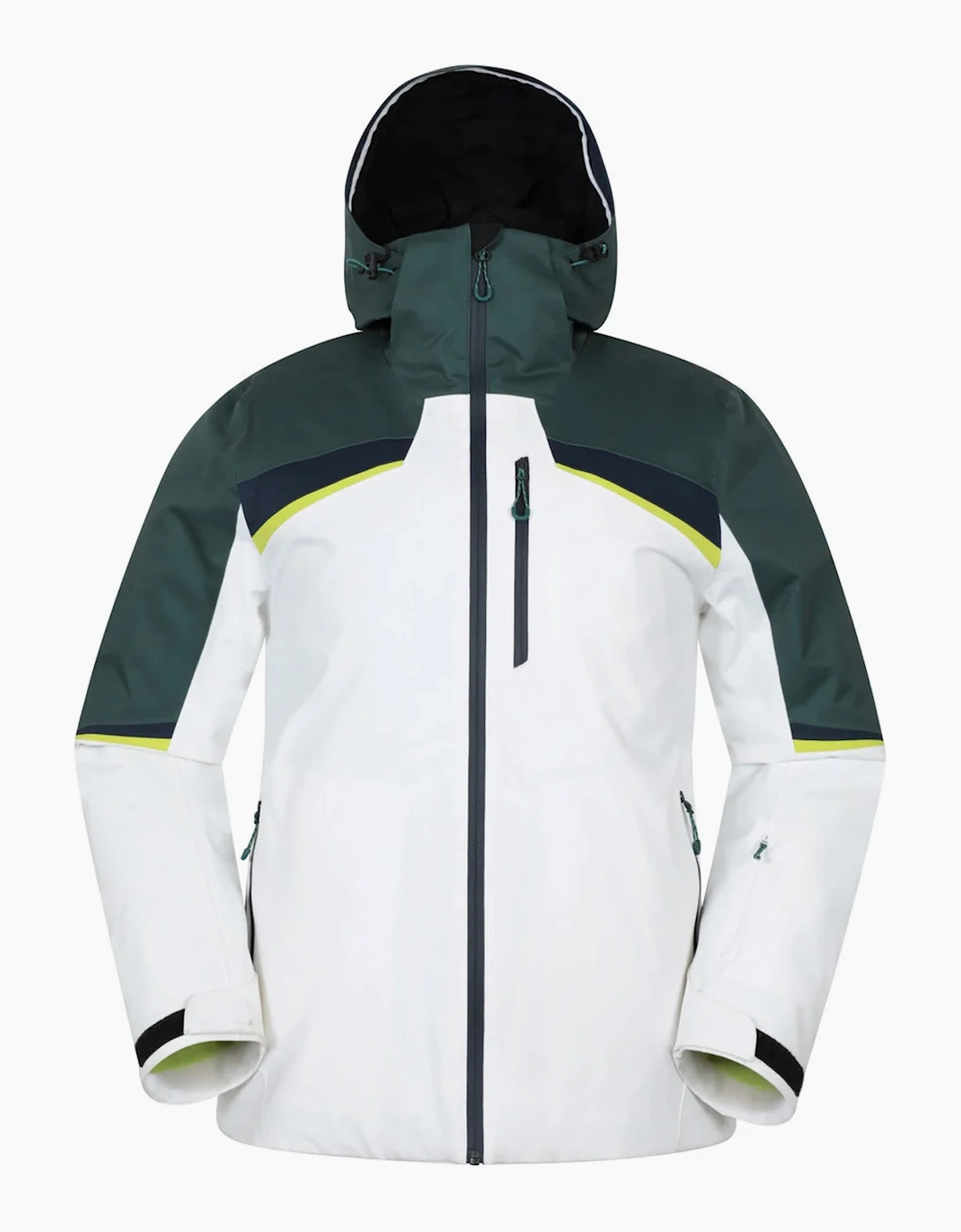 Mountain Warehouse Men's White Leo Extreme Ski Jacket - Size: 3XL