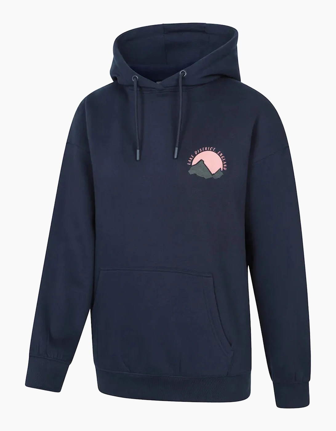 Womens/Ladies Lake District Graphic Relaxed Fit Hoodie