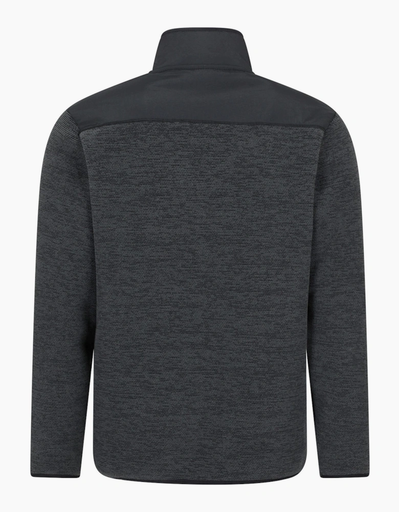 Mens Hayfield Faux Fur Lined Full Zip Fleece Top