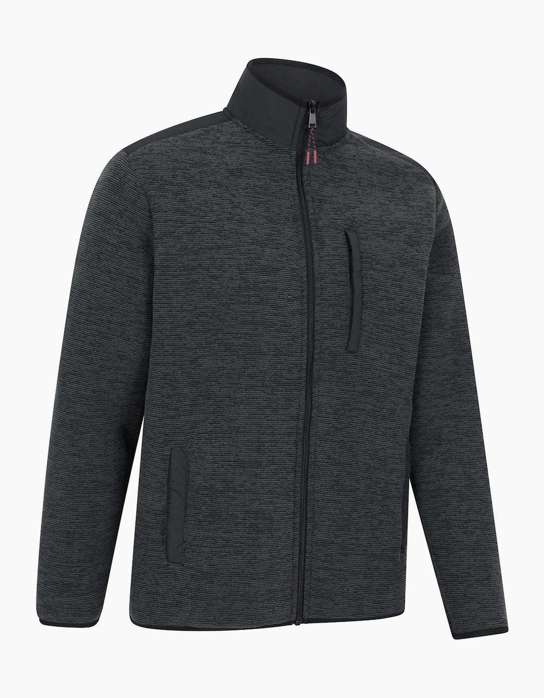 Mens Hayfield Faux Fur Lined Full Zip Fleece Top