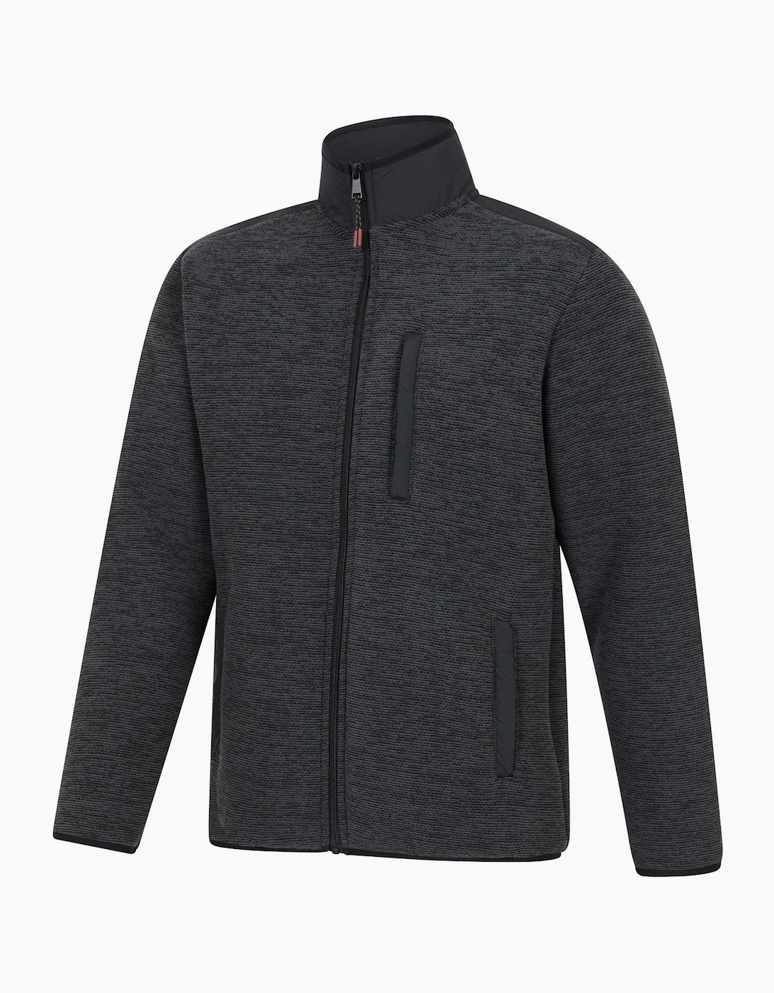 Mens Hayfield Faux Fur Lined Full Zip Fleece Top