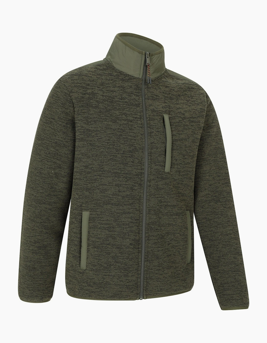 Mens Hayfield Faux Fur Lined Full Zip Fleece Top