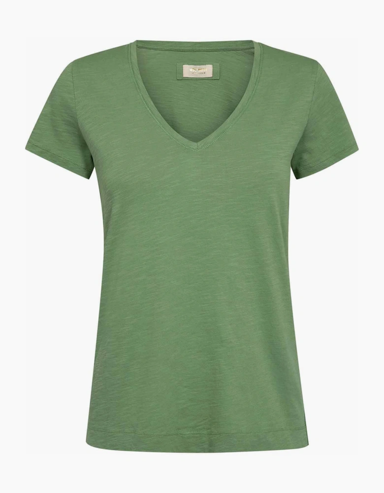 Arden organic V neck short sleeve tee