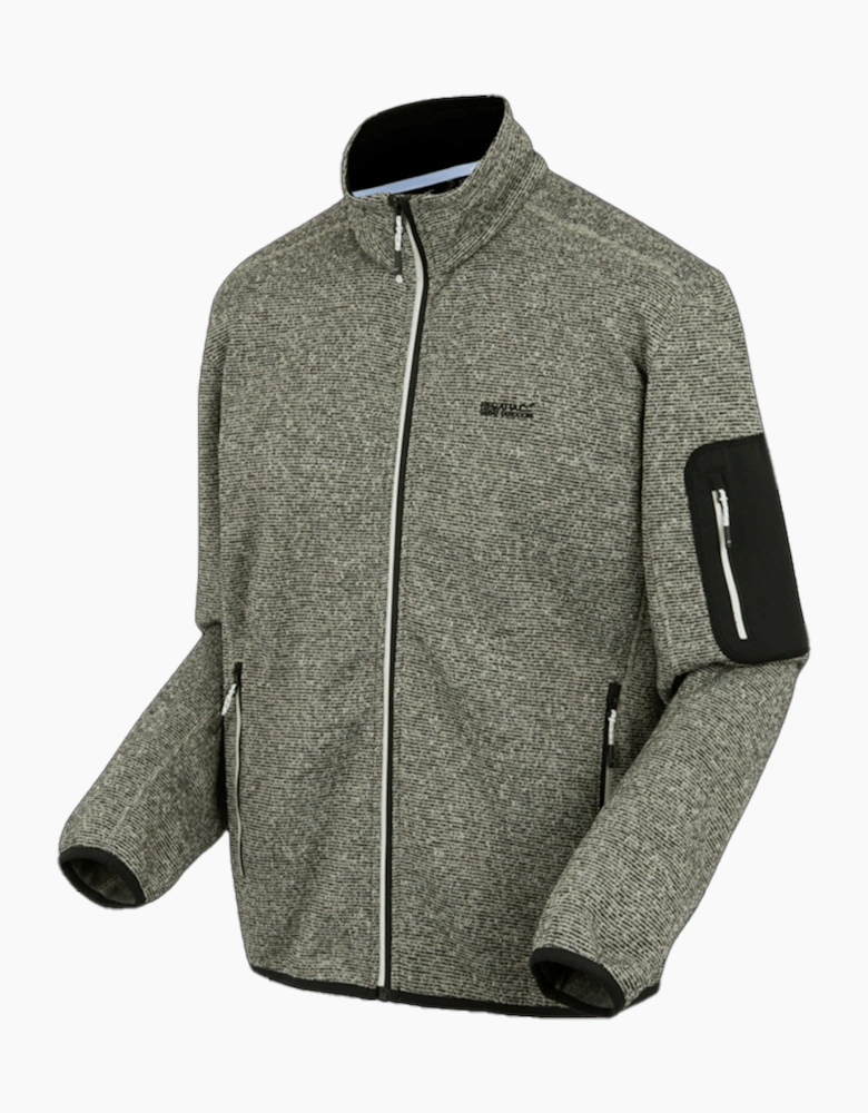 Mens Newhill Marl Full Zip Fleece Jacket