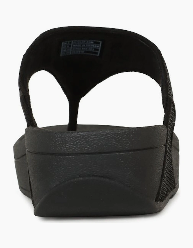 Lulu Shimmerglitz Womens Toe Post Sandals