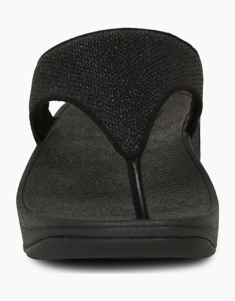Lulu Shimmerglitz Womens Toe Post Sandals