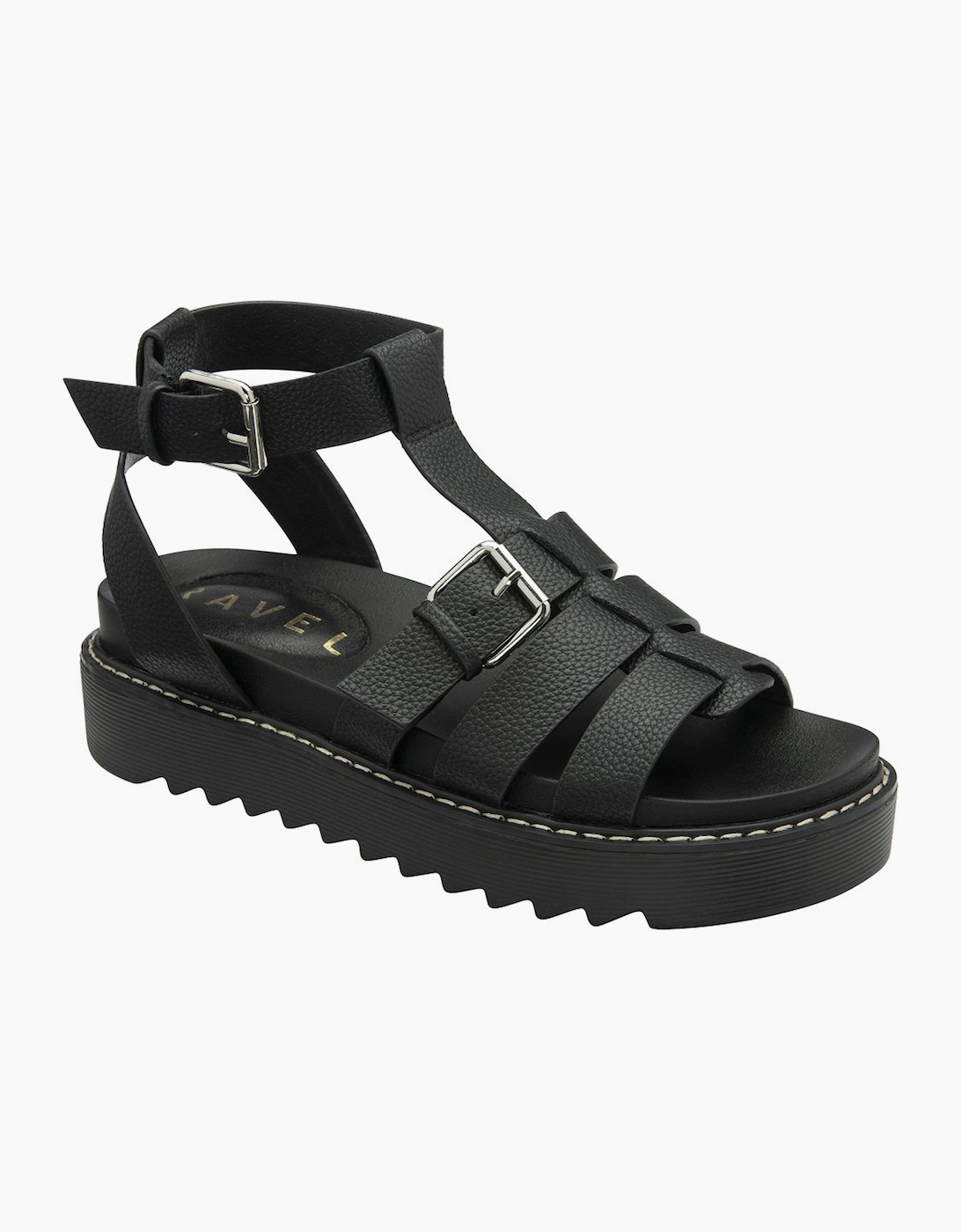 Ravel Women's Beckton Womens Sandals - Black - Size: 8