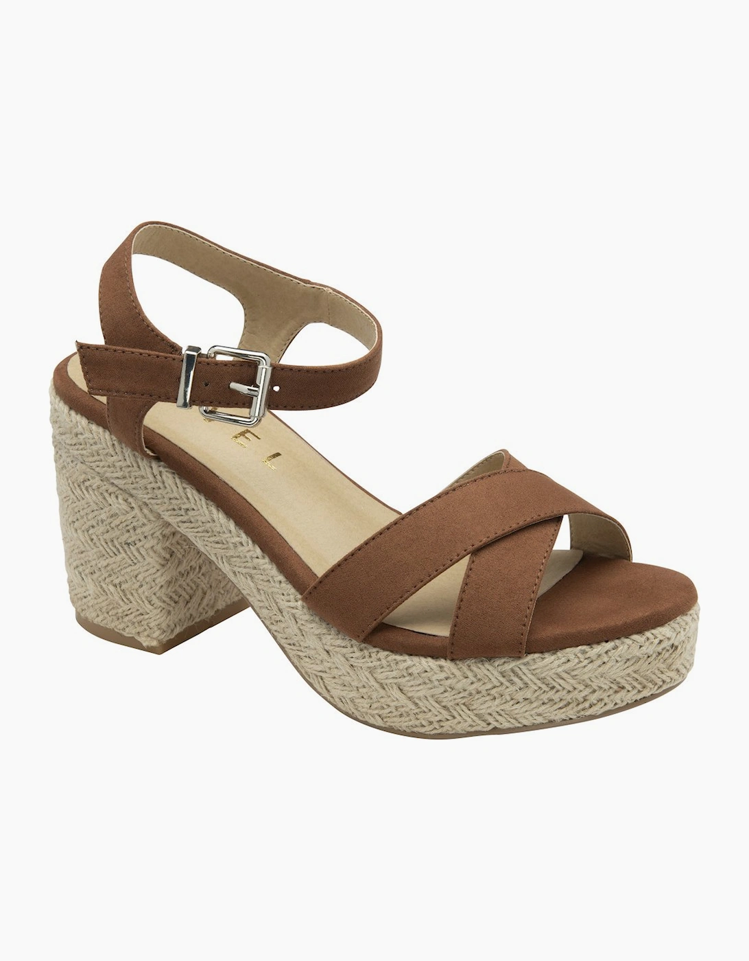 Ravel Women's Brown Marston Heeled Sandals - Size 5