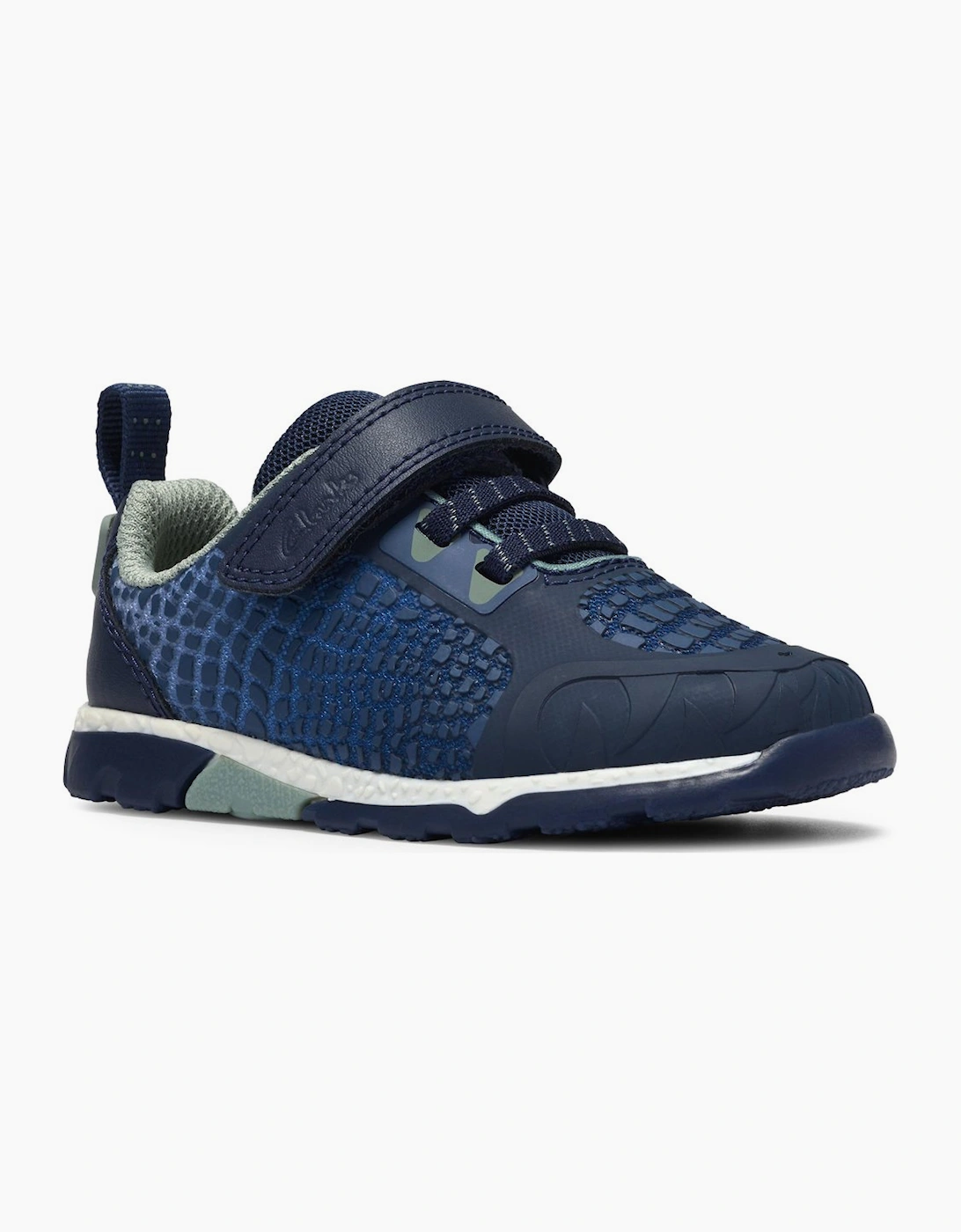 Clarks Boys Navy 'S Steggy 2 Flux First Sports Trainers  (Wide) 5.5/G Kids
