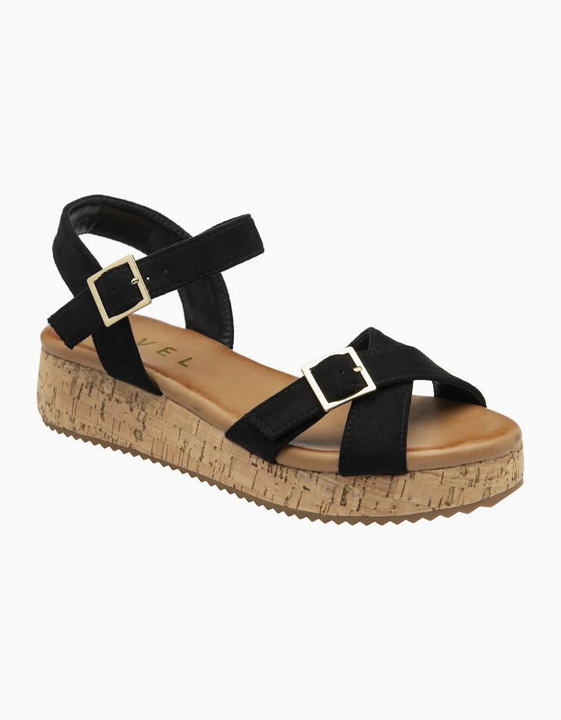 Ravel Women's Black Eals Platform Sandals - Image 6