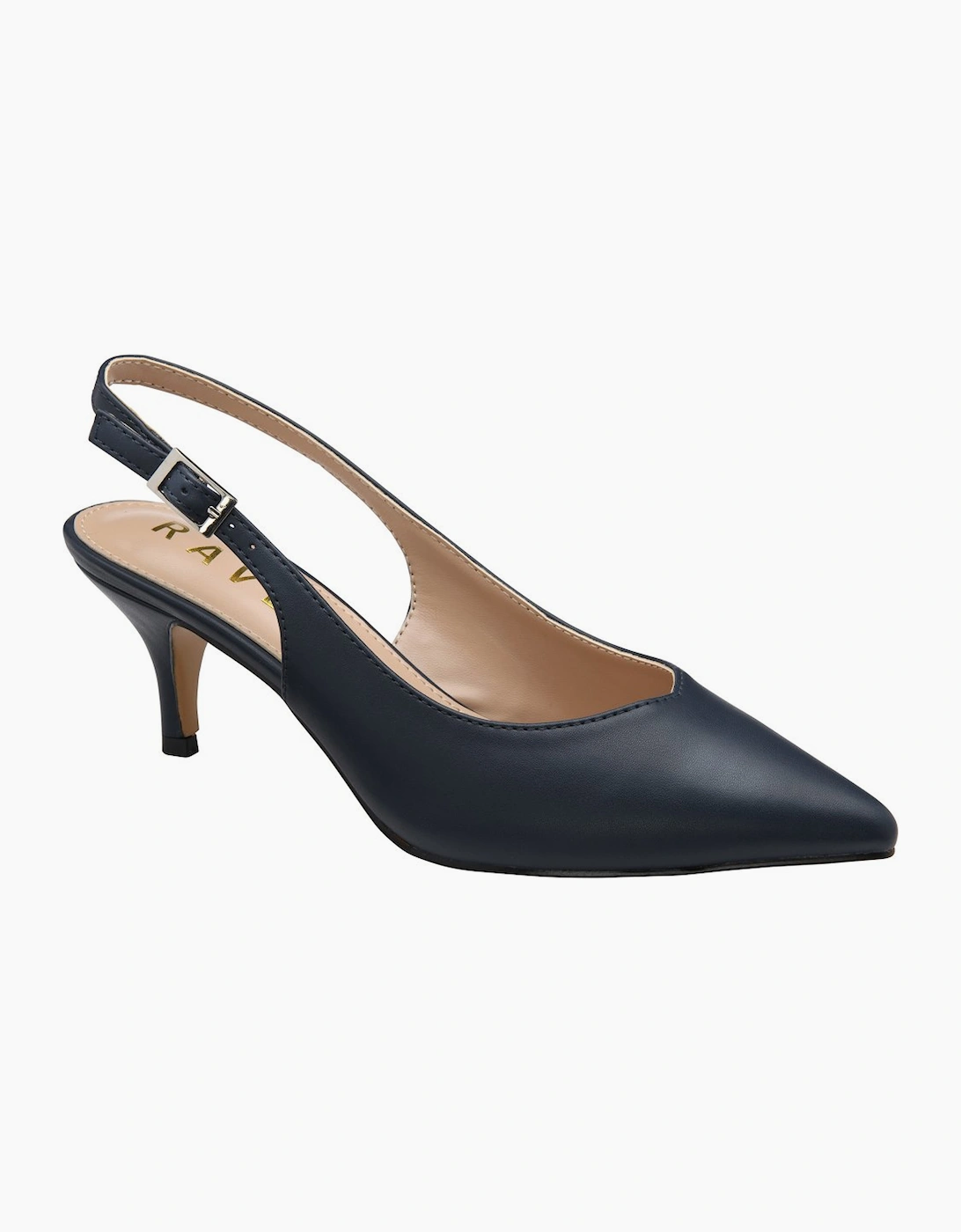 Foston Womens Slingback Court Shoes, 5 of 4