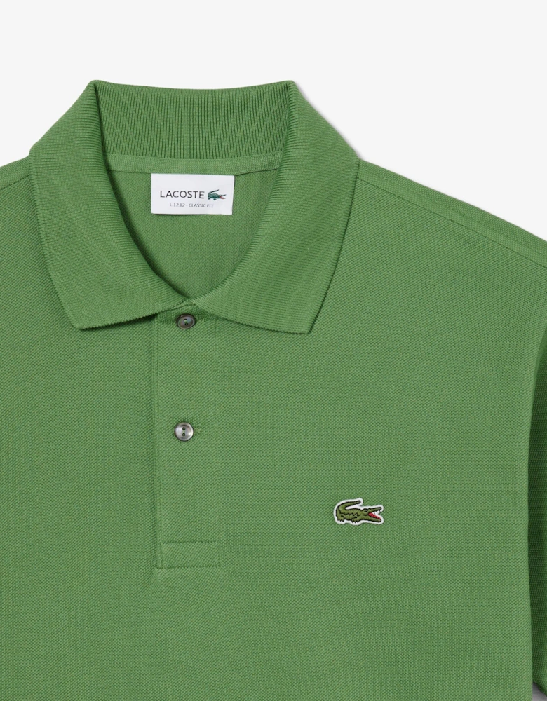 Classic Fit L.12.12 Mens Short Sleeve Polo Shirt - Lamb's Lettuce 02M