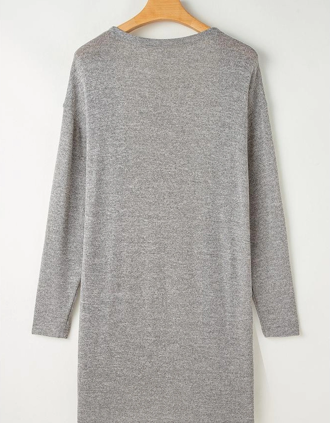 High Rise Solid Color Open Front Lightweight Cardigan