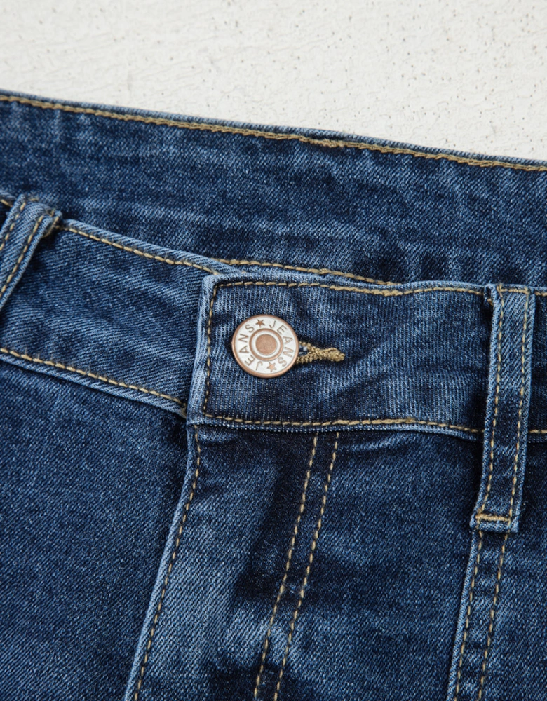 Ashleigh Blue Cropped High Rise Wide Leg Jeans