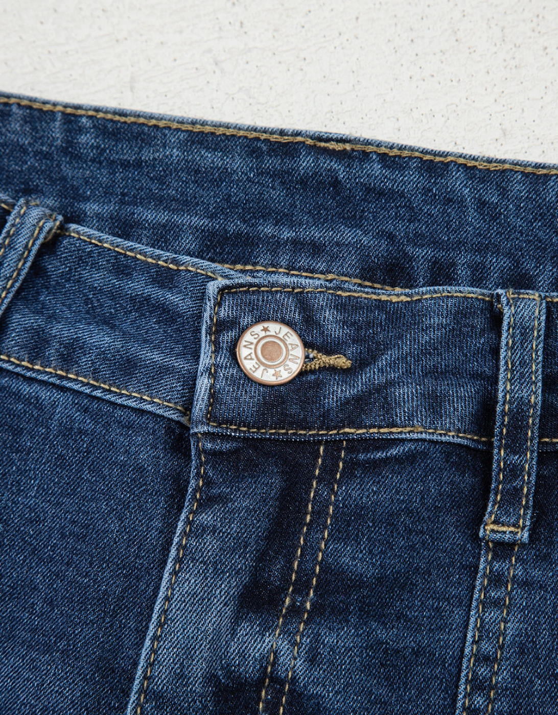 Ashleigh Blue Cropped High Rise Wide Leg Jeans