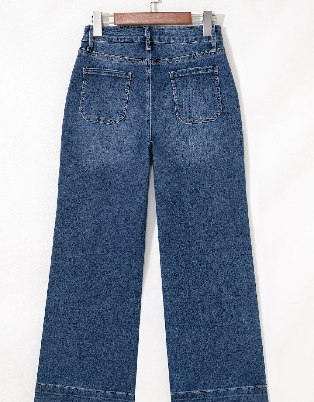 Ashleigh Blue Cropped High Rise Wide Leg Jeans