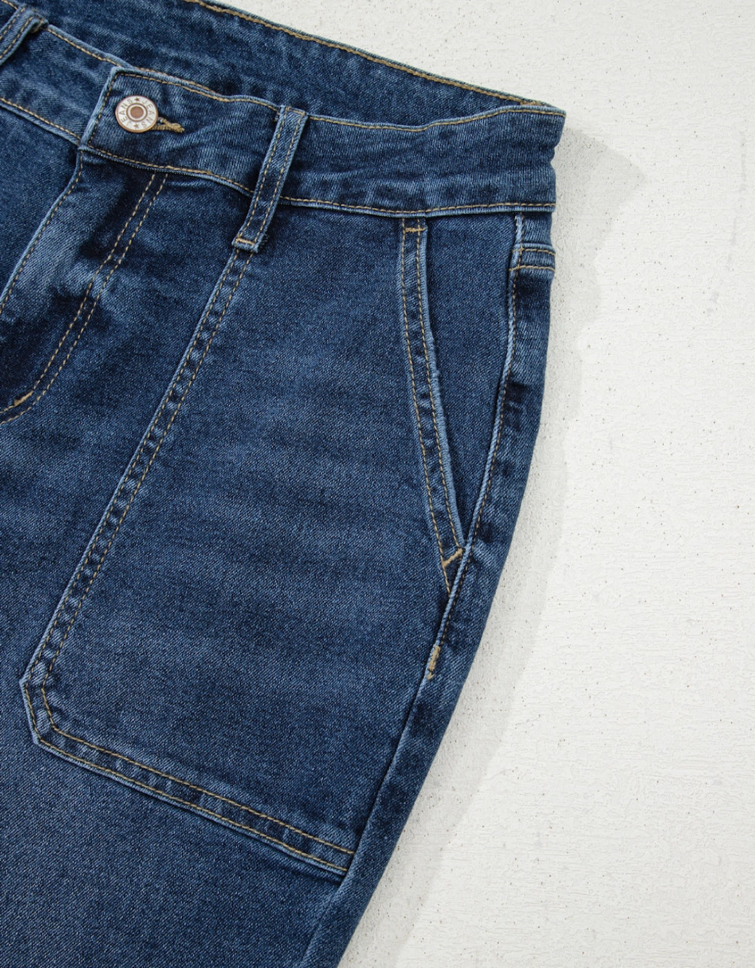 Ashleigh Blue Cropped High Rise Wide Leg Jeans