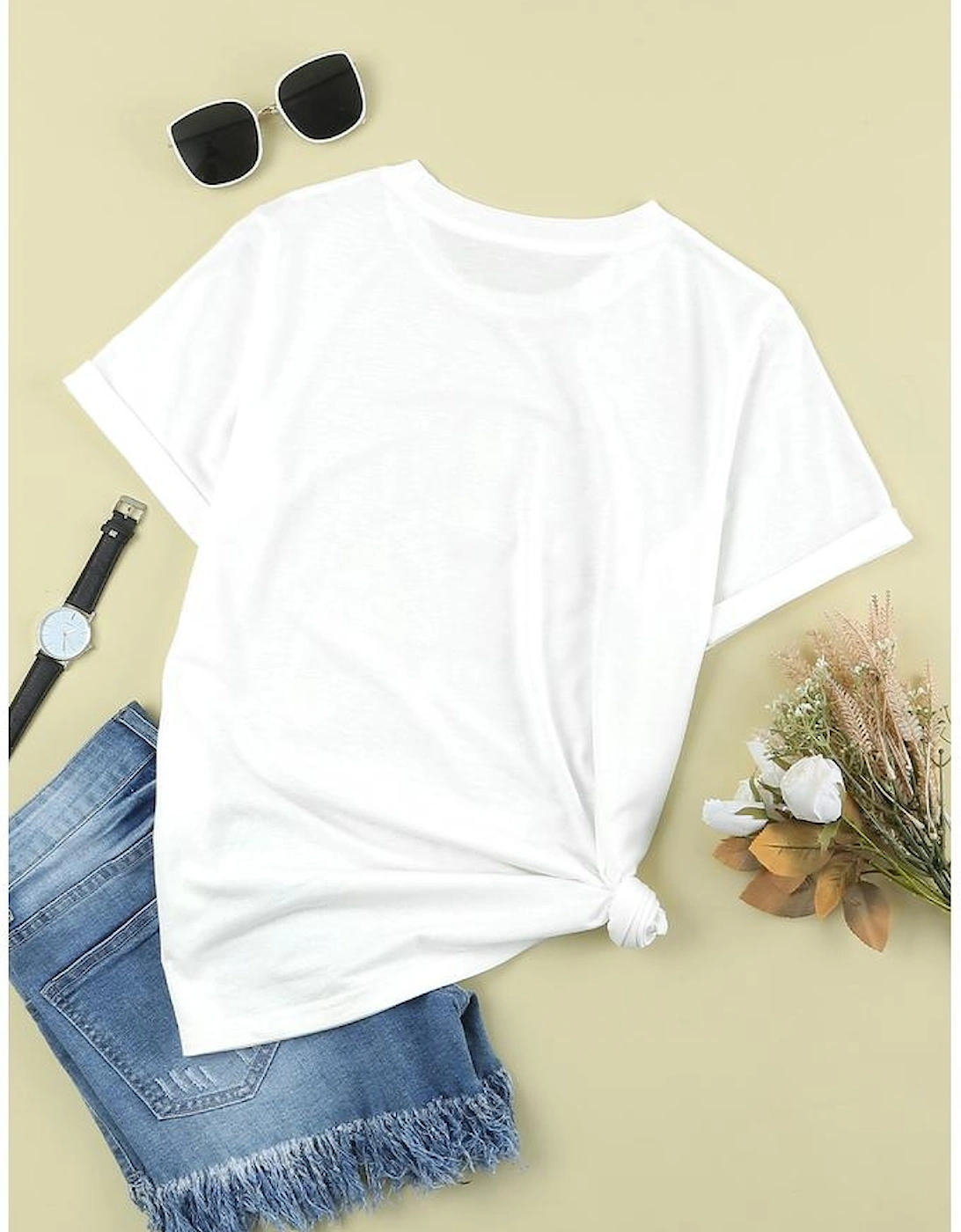 White MUSIC CITY NASHVILLE Graphic T Shirt