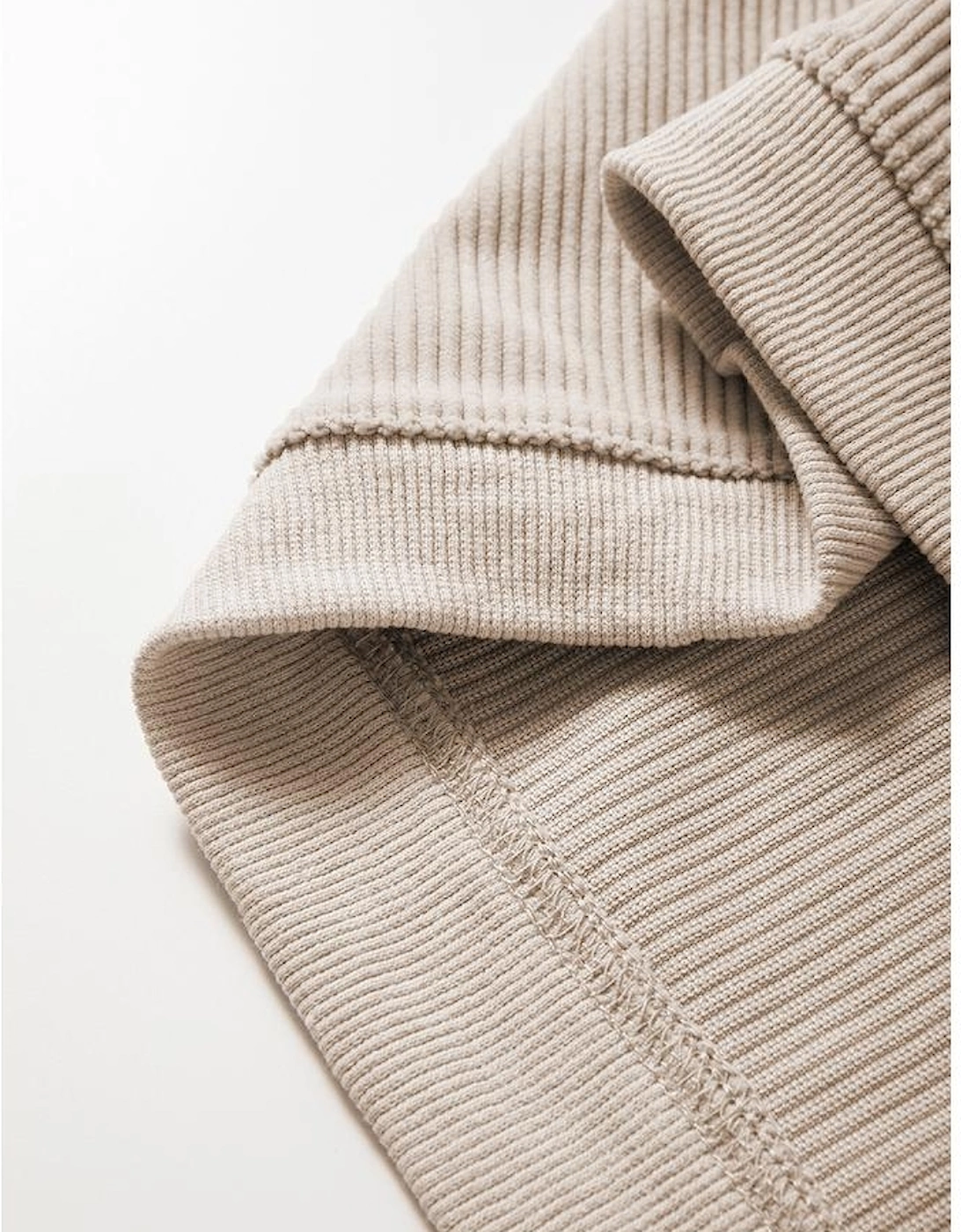 Smoke Gray Turkey Graphic Corded Baggy Sweatshirt