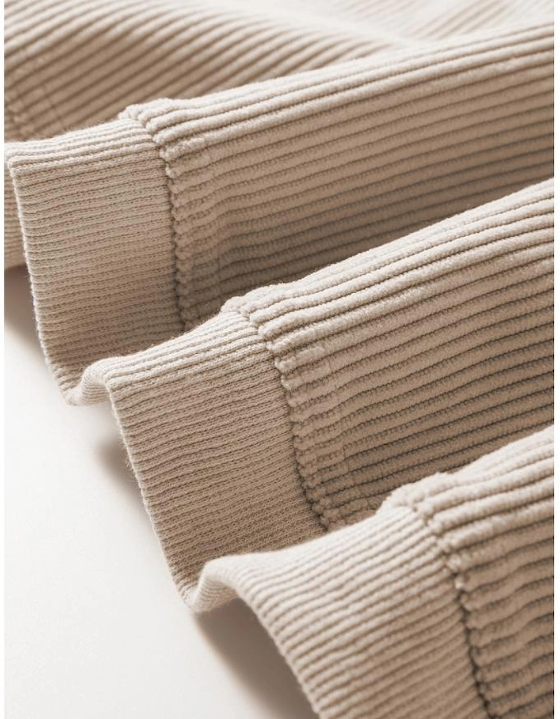 Smoke Gray Turkey Graphic Corded Baggy Sweatshirt