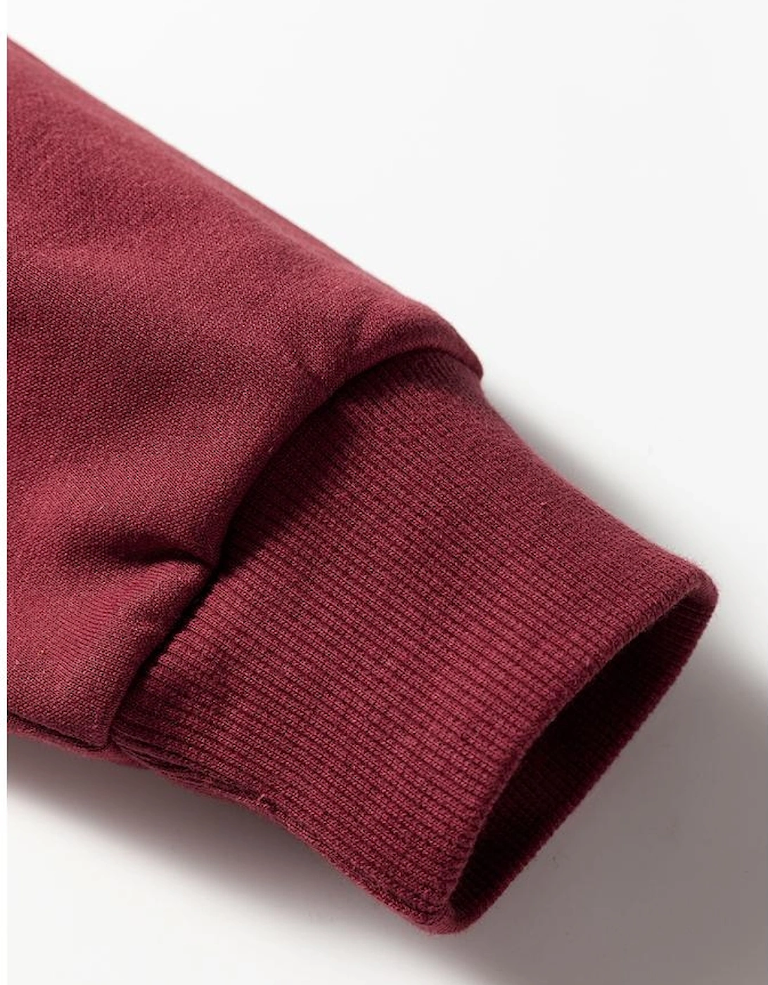 Red Dahlia Varsity Striped Detail Drop Shoulder Oversized Sweatshirt