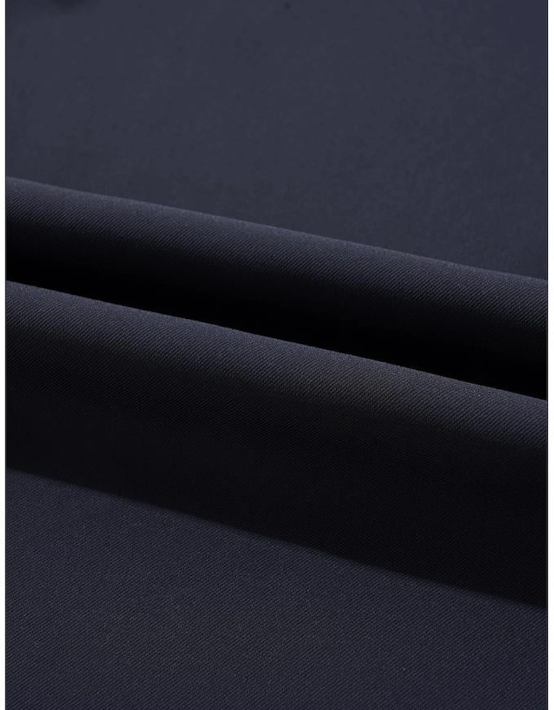 Dirty blue Dual Buttoned High Waist Pleated Wide Leg Pants