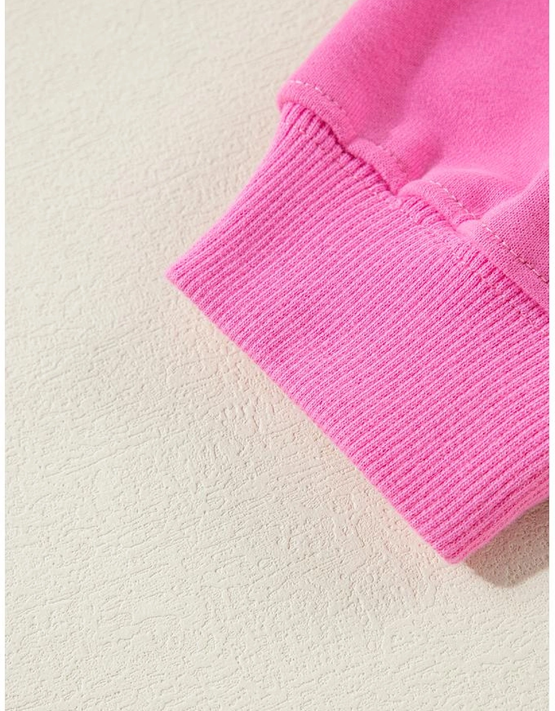 Bonbon Plain Drop Shoulder Crewneck Pullover Sweatshirt