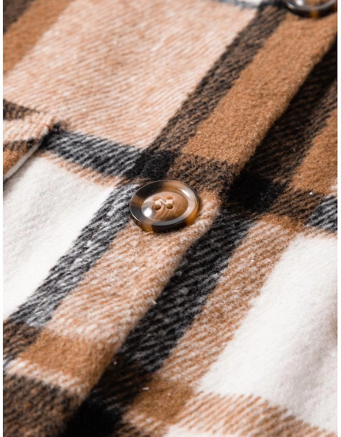 Straw Yellow Retro Plaid Button up Collared Vest