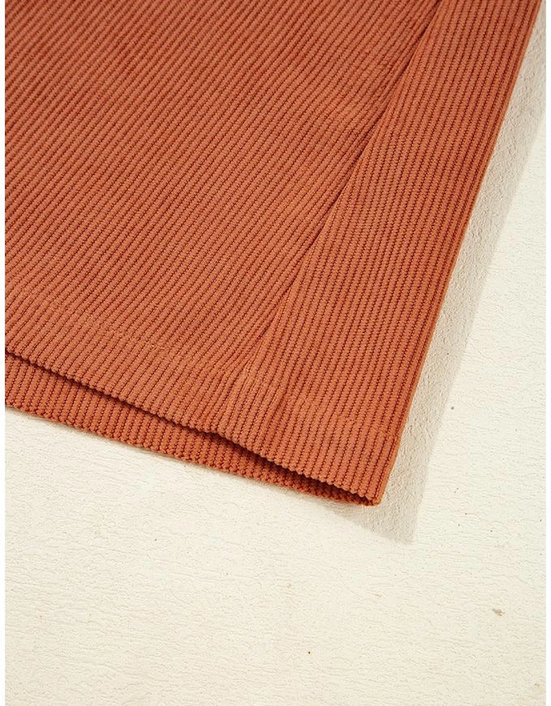 Gold Flame Corduroy Western Embroidered Patched Pocket Shift Sleeveless Mini Dress