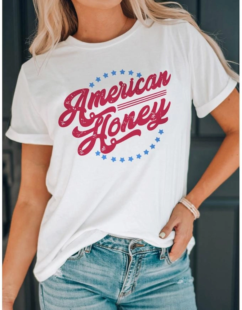 White American Honey Graphic Tee