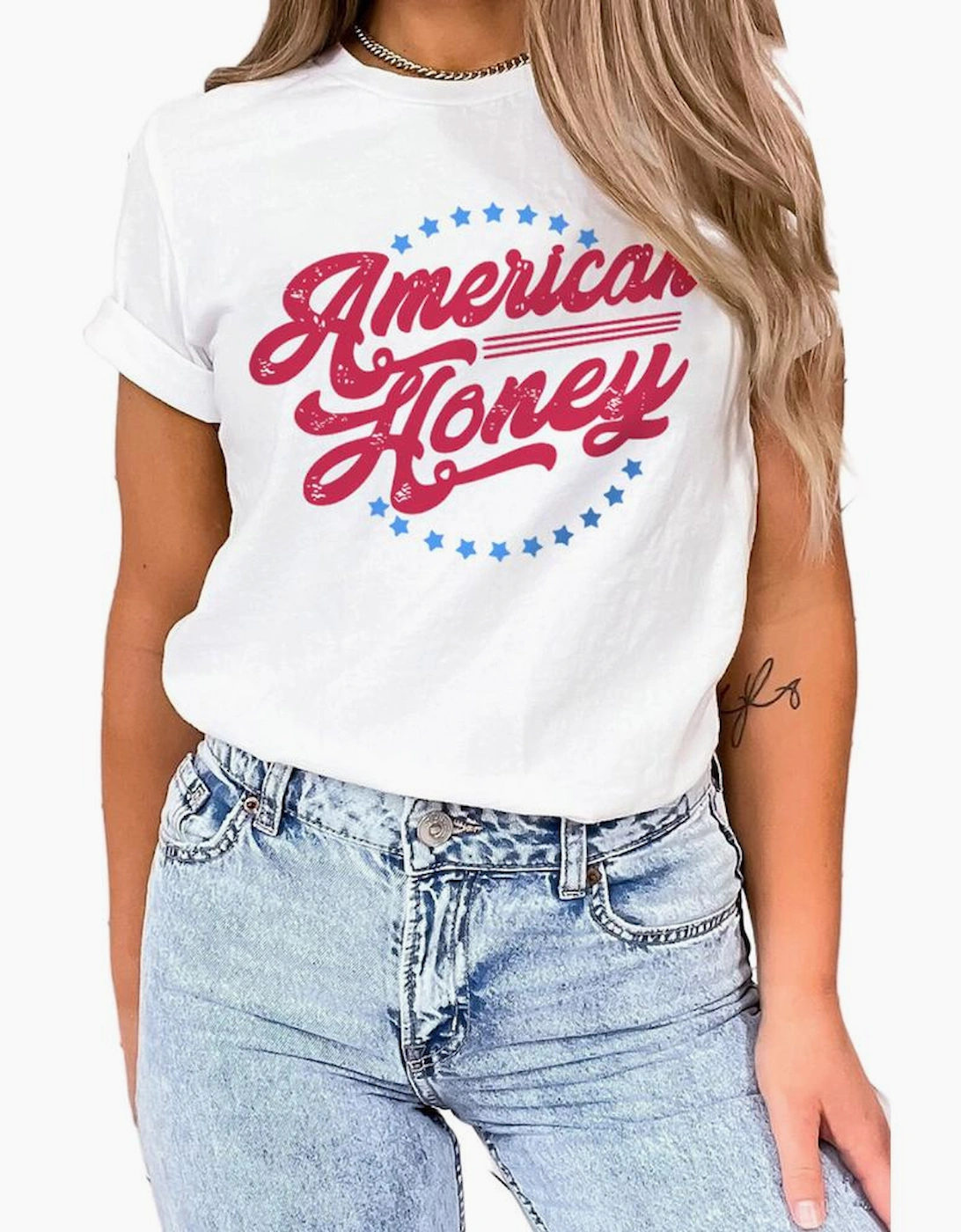 White American Honey Graphic Tee