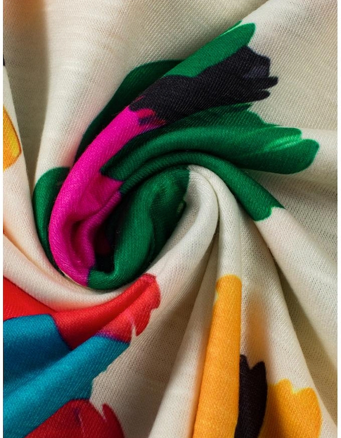 Apricot Leopard Drop Shoulder Oversize Tee