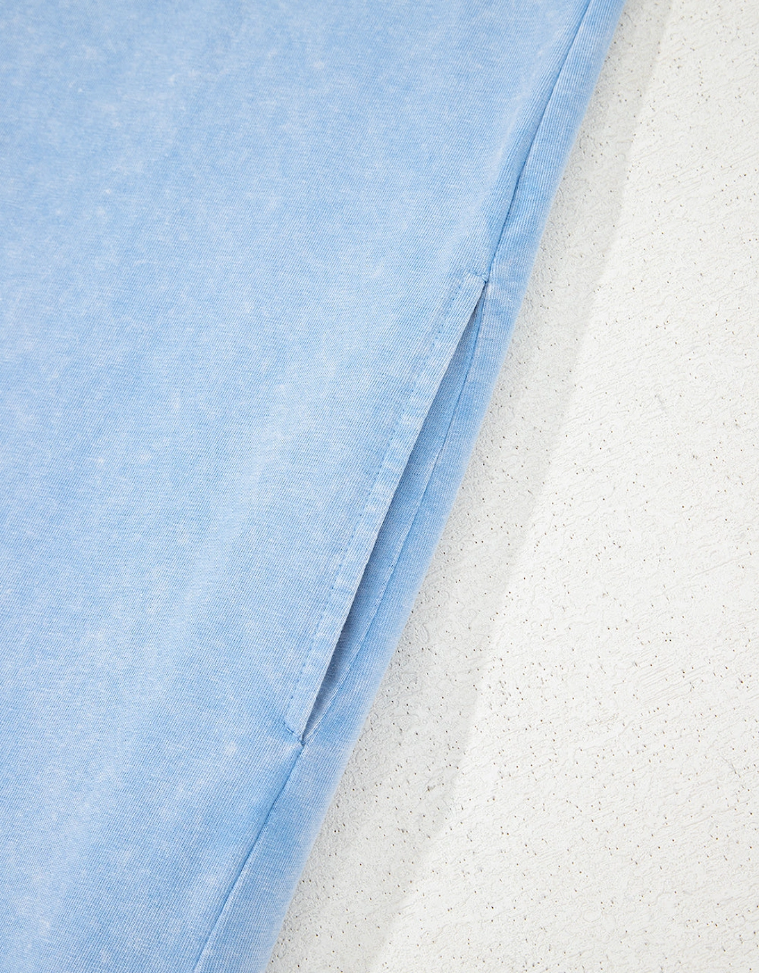 Beau Blue Mineral Wash Tank Mini Dress with Pockets