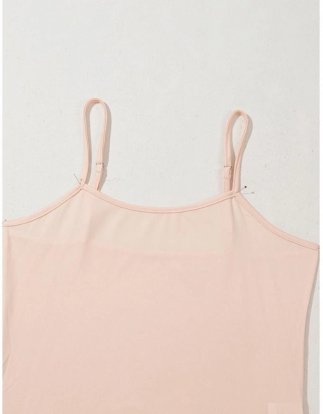 Red Mesh Floral Printed Slim Fit Tank Top